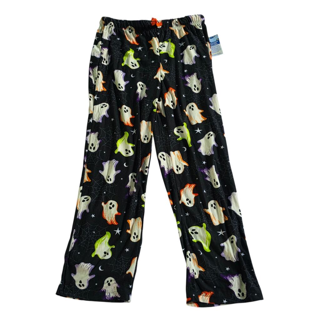 Way to Celebrate Halloween Kids Ghost Pajama Pants Sleepwear L 10-12 NWT PJs